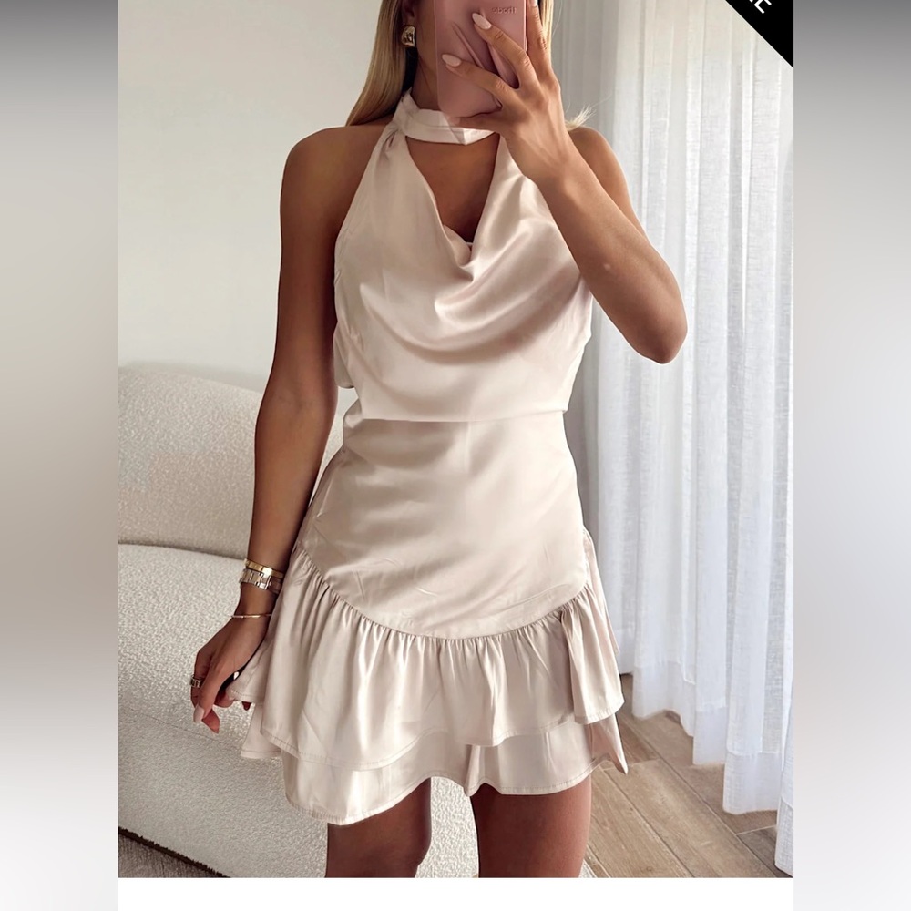 Elegant Halter Dress